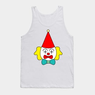 Clown - funny face. Tank Top